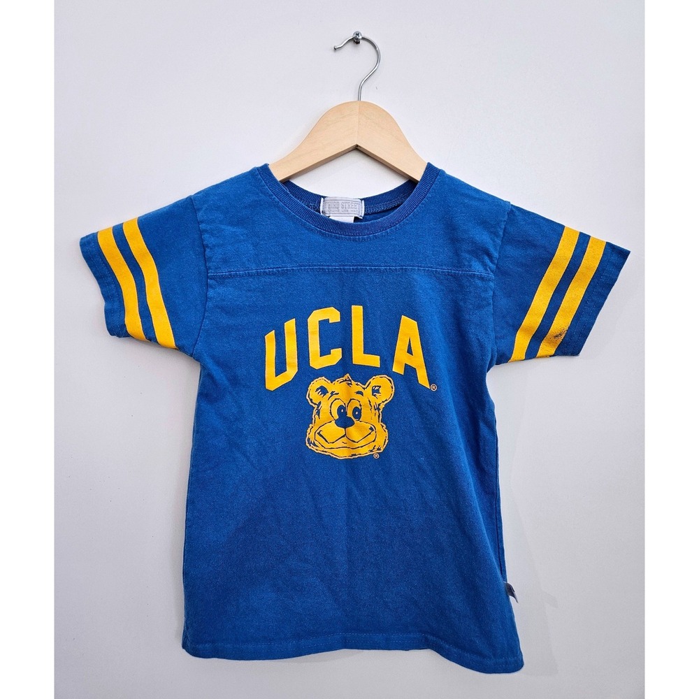 Vintage UCLA Bruins Kid Shirt 90s Third Street Made in USA Blue Ringer Joe Bruin